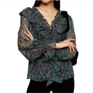 TopShop - Ditsy Floral Blouse 12